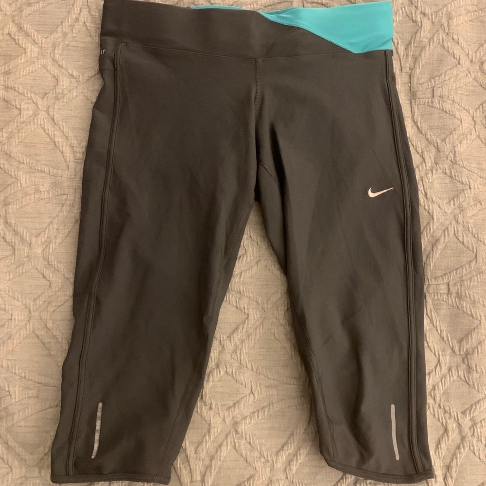 Nike running leggings, Capri length women’s small